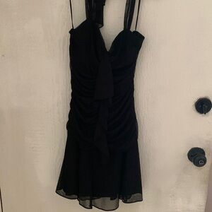 Black mini dress w/neck straps!great for any occasion! Size  XL